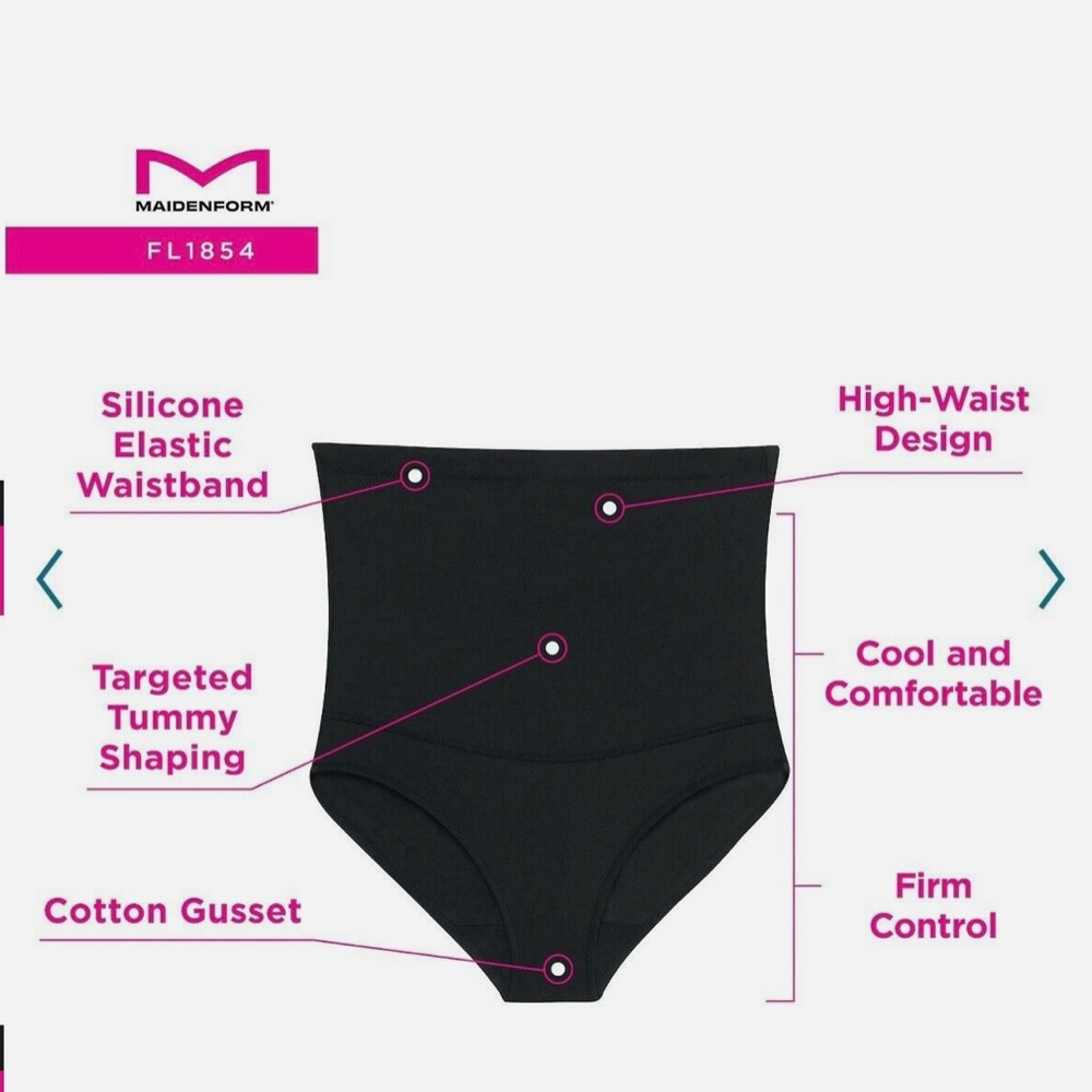 Maidenform Shapewear Firm Control High Waist Brief SZ Medium NWT - Picture 5 of 11